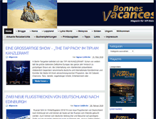 Tablet Screenshot of bonnesvacances.de
